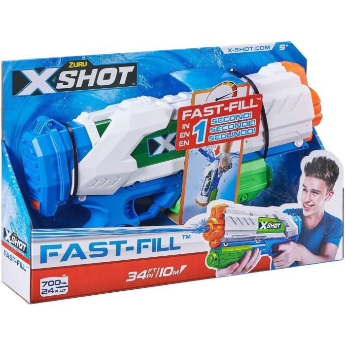 Pistola De Agua De Remojo De Llenado Rápido Xshot Zuru