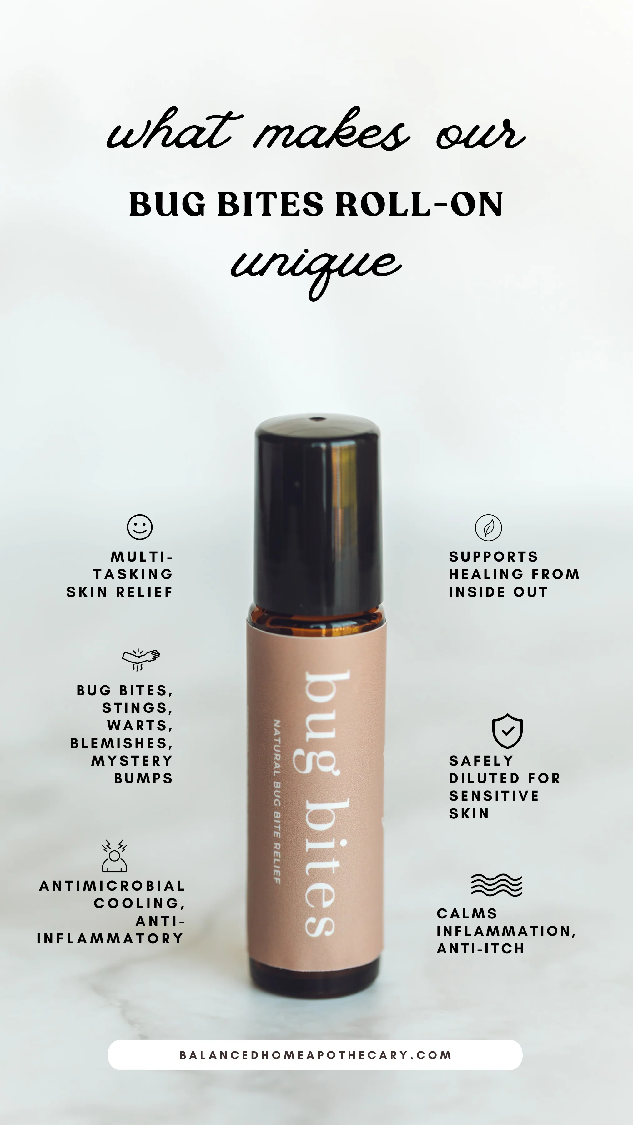 Bug Bites Rollerball �?Plant-Based Relief for Bites + Bumps
