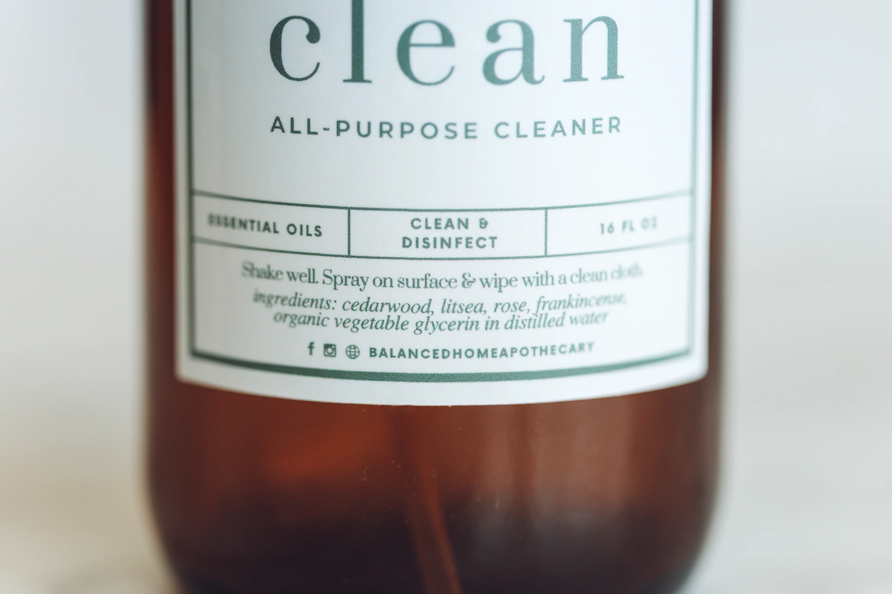 Clean Essential Oil Blend