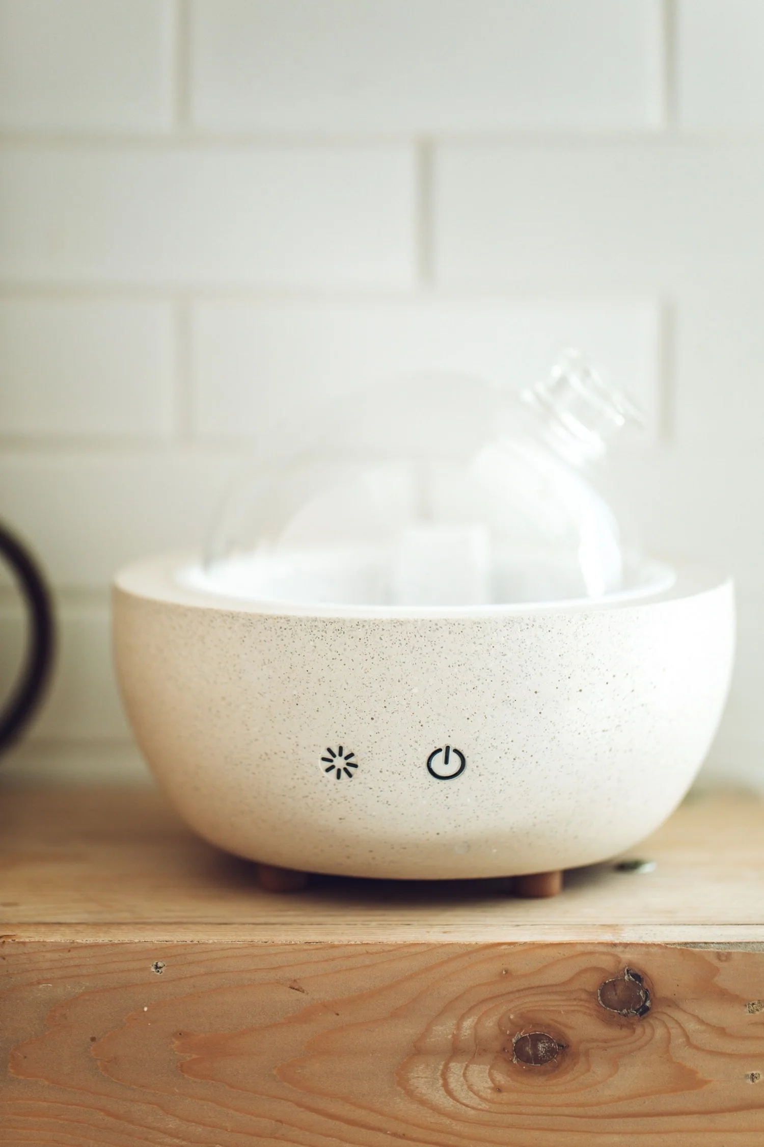 Concrete + Glass Dome Diffuser