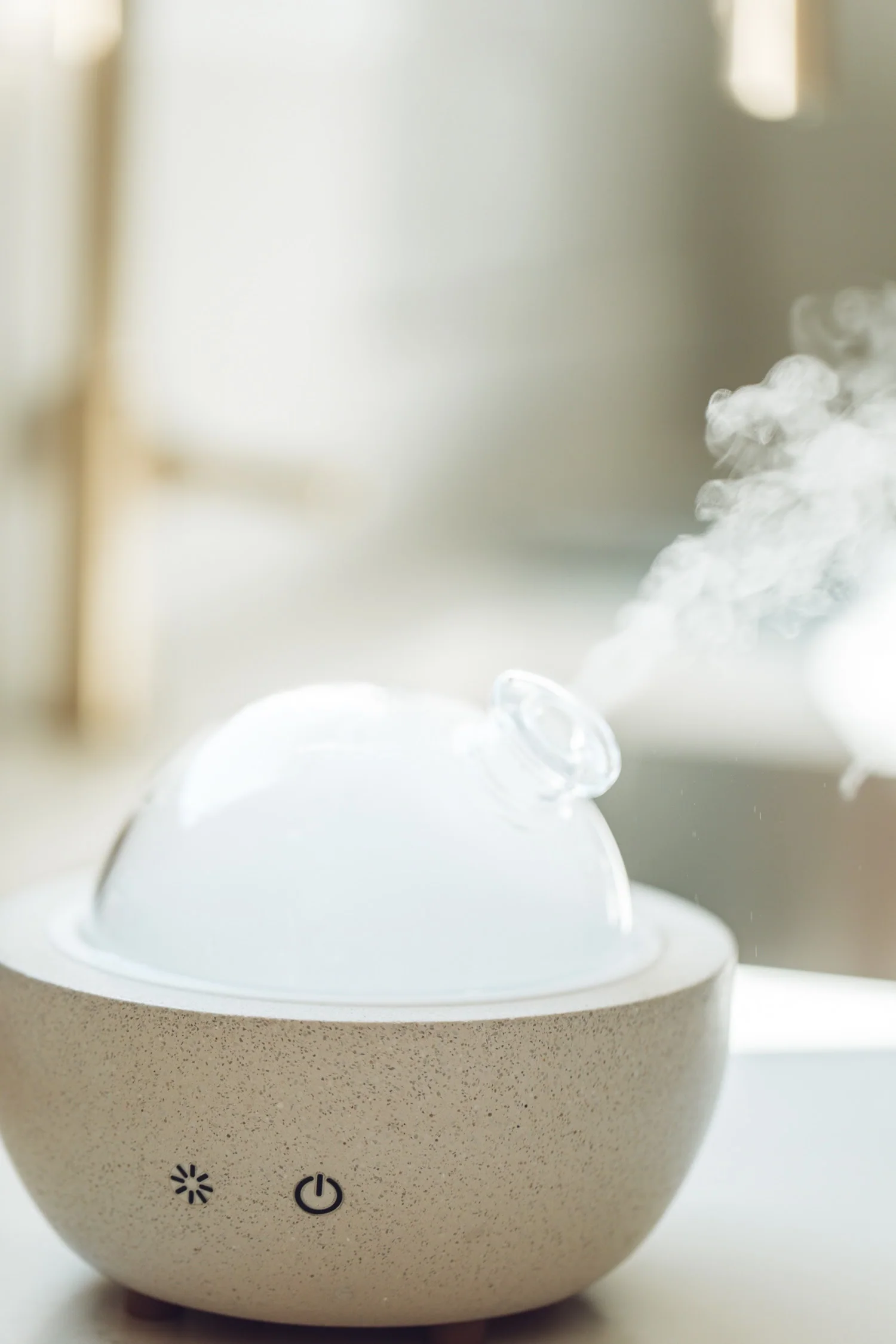 Concrete + Glass Dome Diffuser