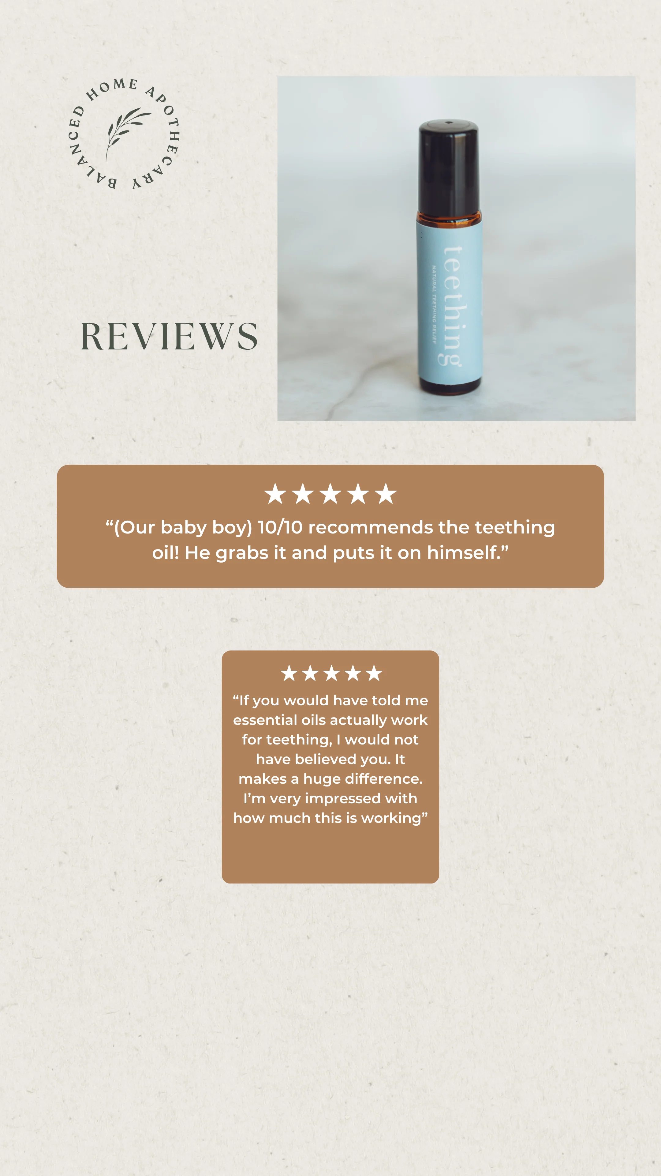 Teething Essential Oil Rollerball