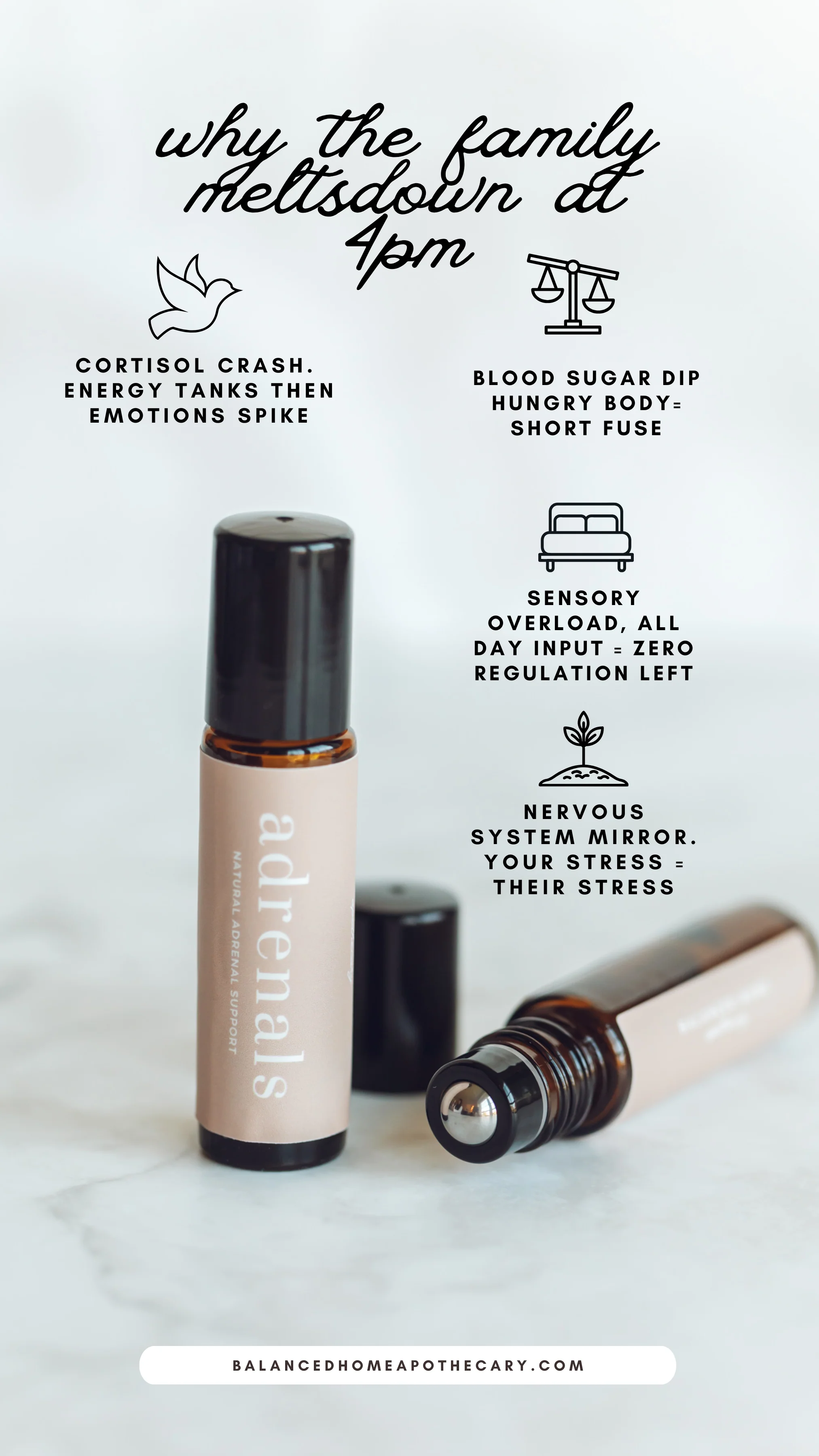 Adrenals Essential Oil Rollerball for Kids – After School Emotional Support (Kid-Safe)