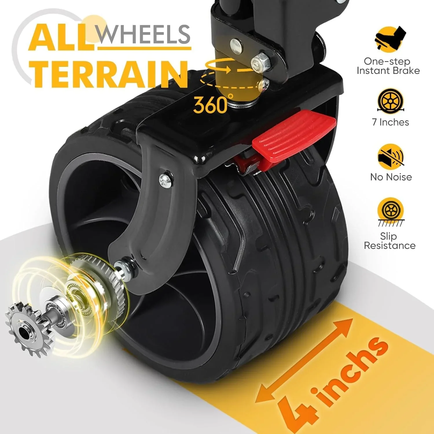 400L Large Capacity Folding Double Decker Wagon with Brakes 50