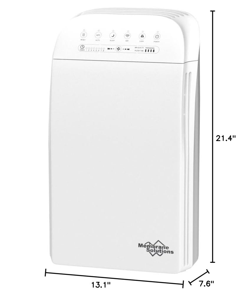 Membrane Solutions MSA3 Air Purifier for Home, Room Up to 1590 sq ft.