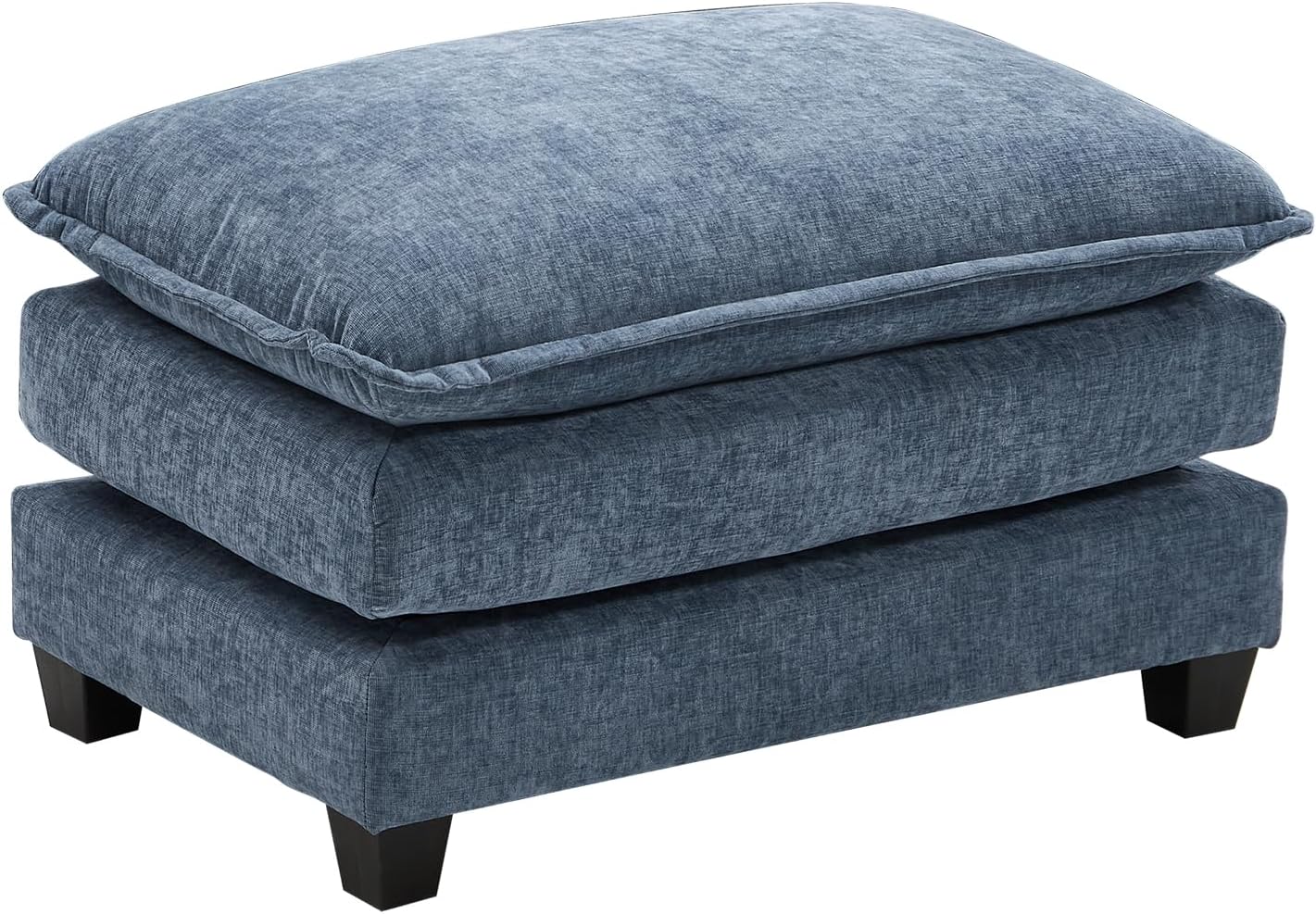 111.4 Inch L Shaped Modern Sofa Modular Cloud Sofa with Ottoman 4 Seater Chenille Deep Seat Sofa