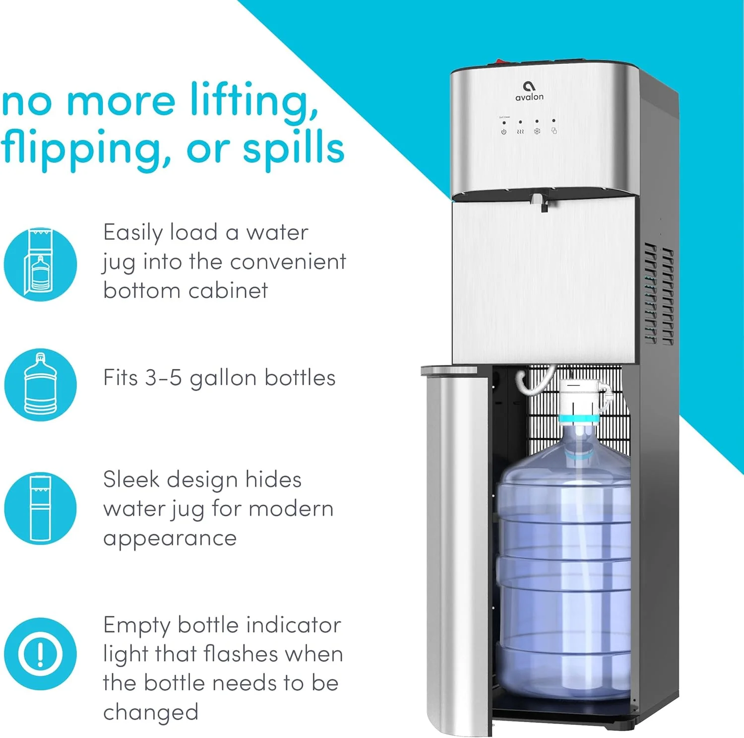 Avalon Limited Edition Self Cleaning Water Cooler Water Dispenser 3 Temperature Settings