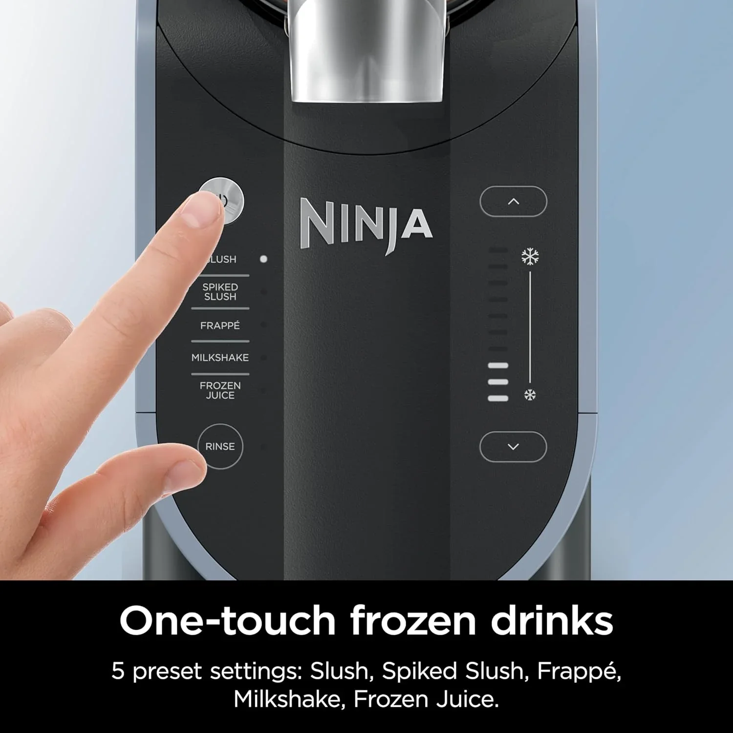 Ninja SLUSHi with RapidChill Technology 88 oz Frozen Drink Slushie Machine 5 Preset Programs