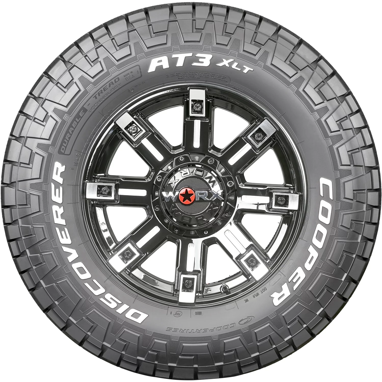 Cooper Discoverer AT3 XLT All Terrain Tires 285/75R16 10 Ply E &ndash; Fits Light Trucks & Hummer H3 Models