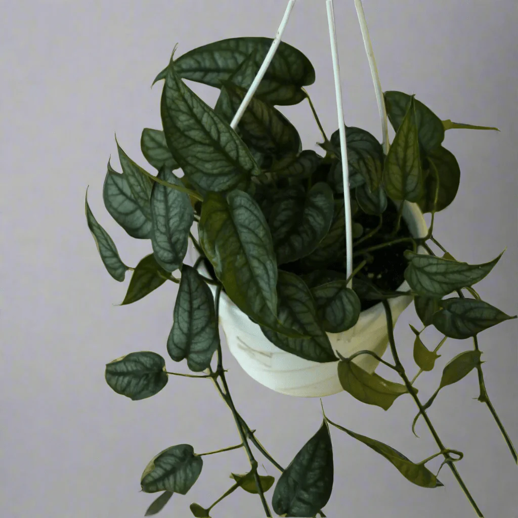 Monstera siltepecana – Silberblatt-Monstera-Hängekorb