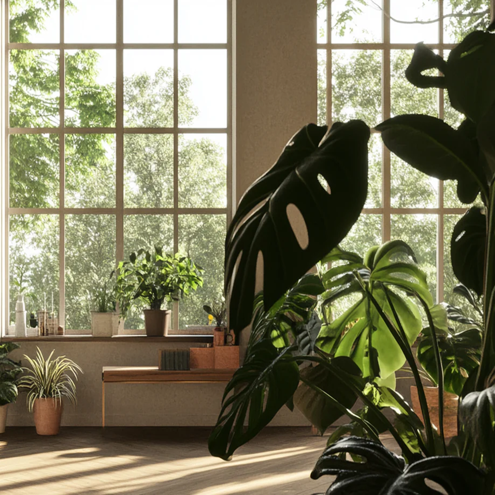 WIE ARRANGIERE ICH XXL-PFLANZEN IN MEINEM ZUHAUSE RICHTIG