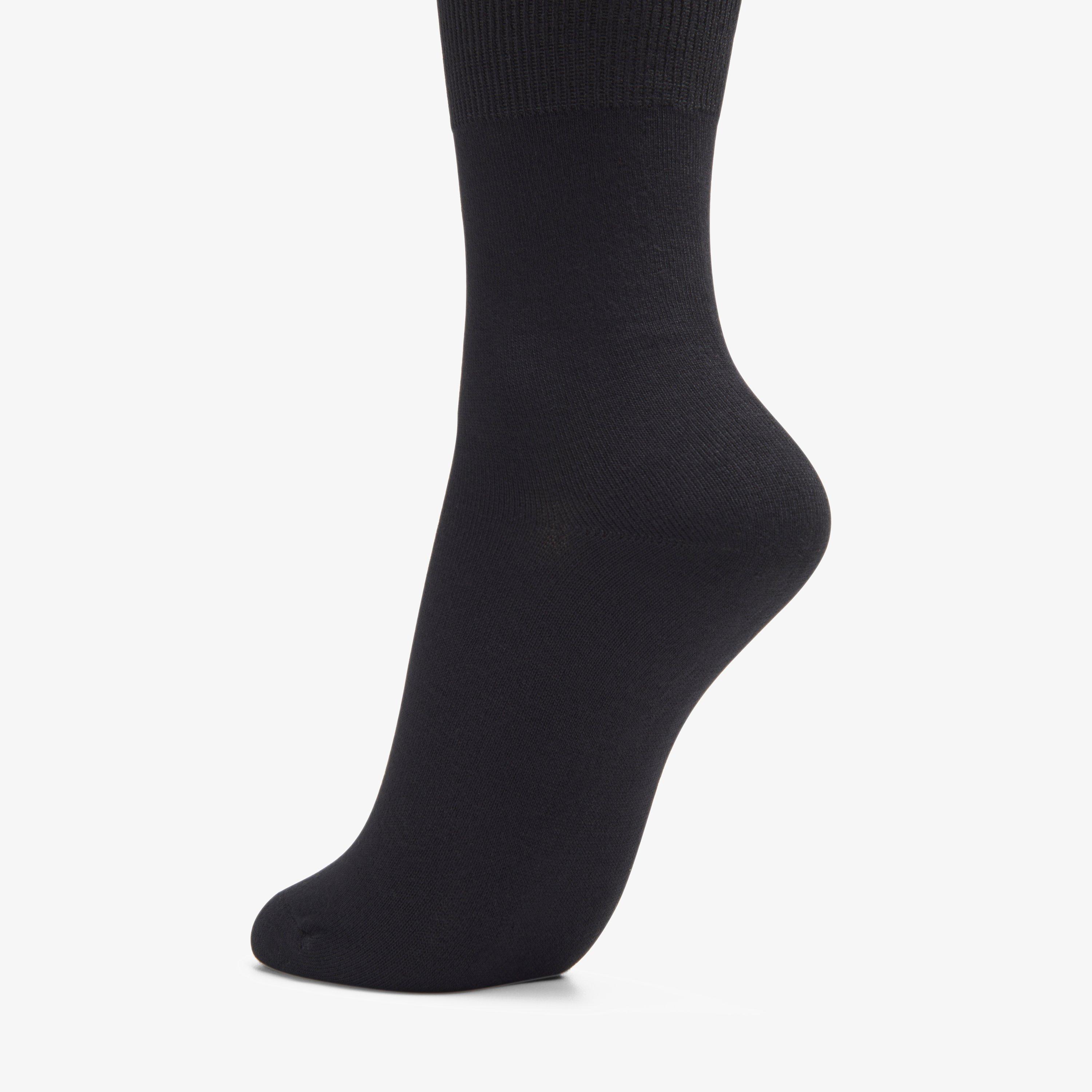 Solid Dress Crew Sock