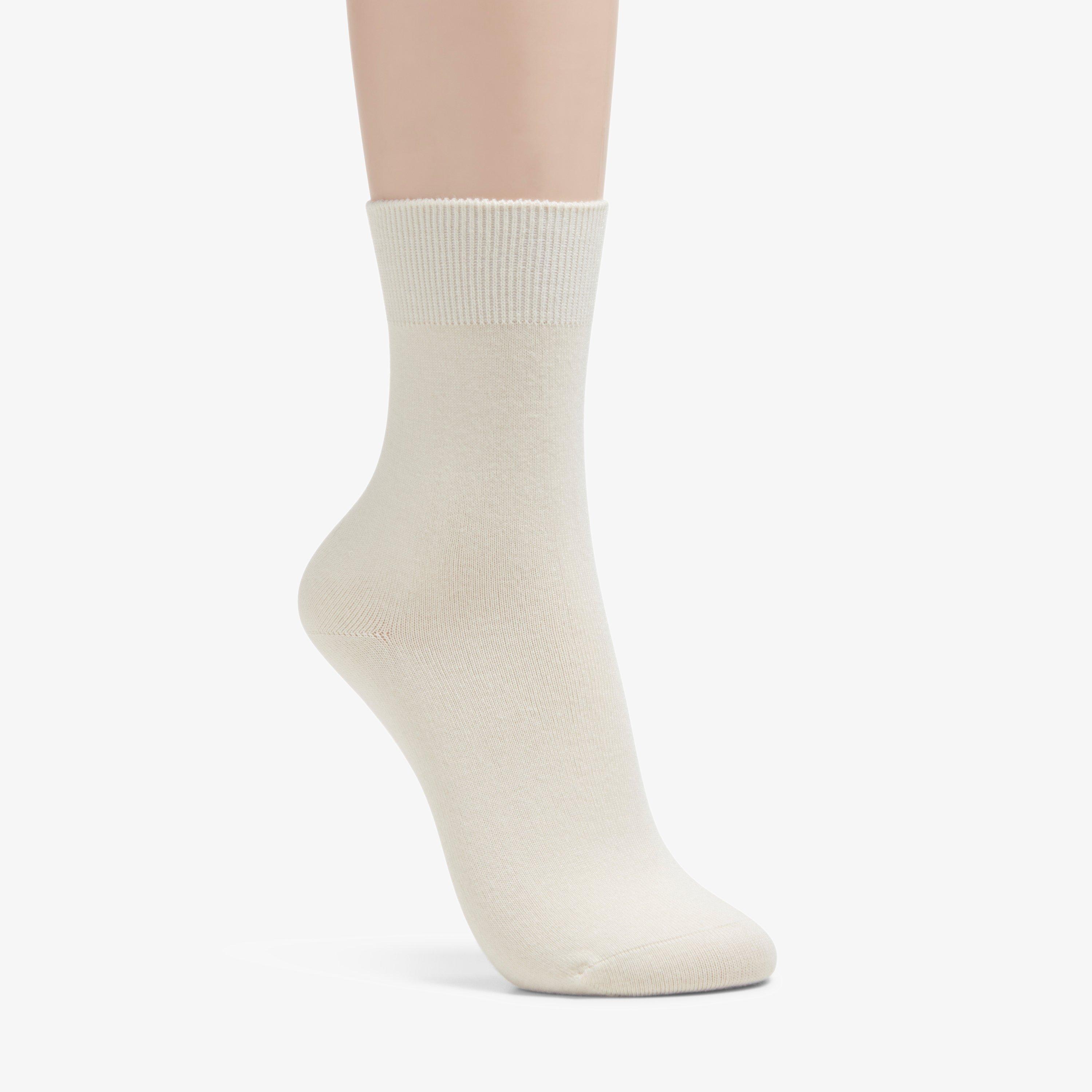 Solid Dress Crew Sock