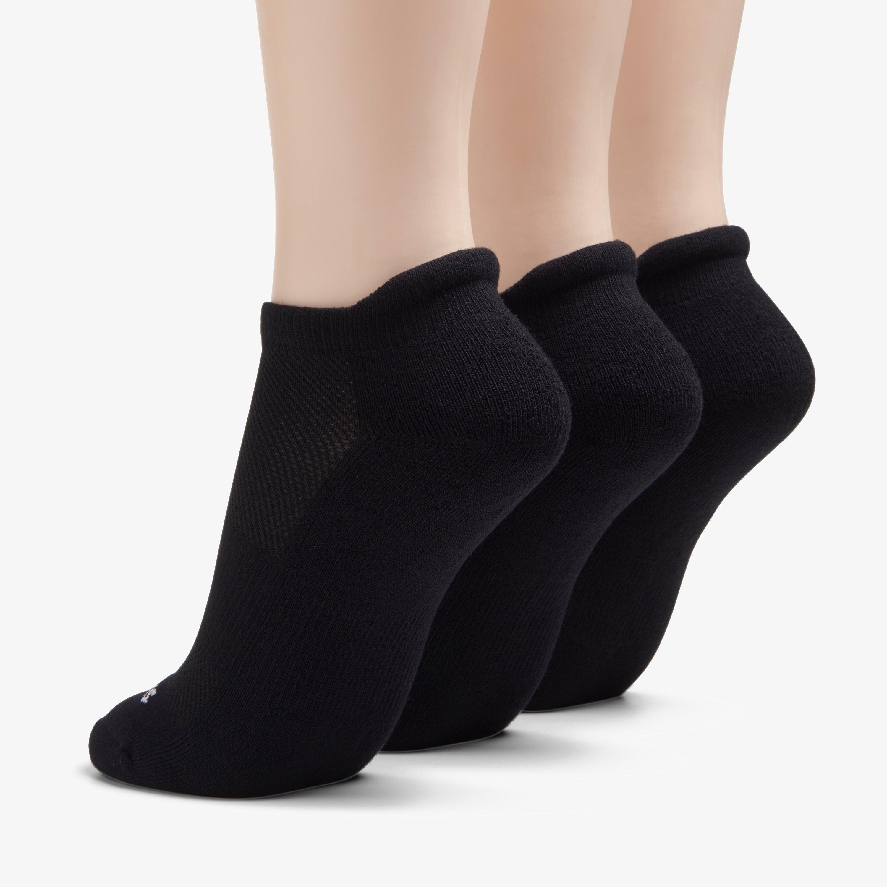 3 Pack Solid Athletic Sock