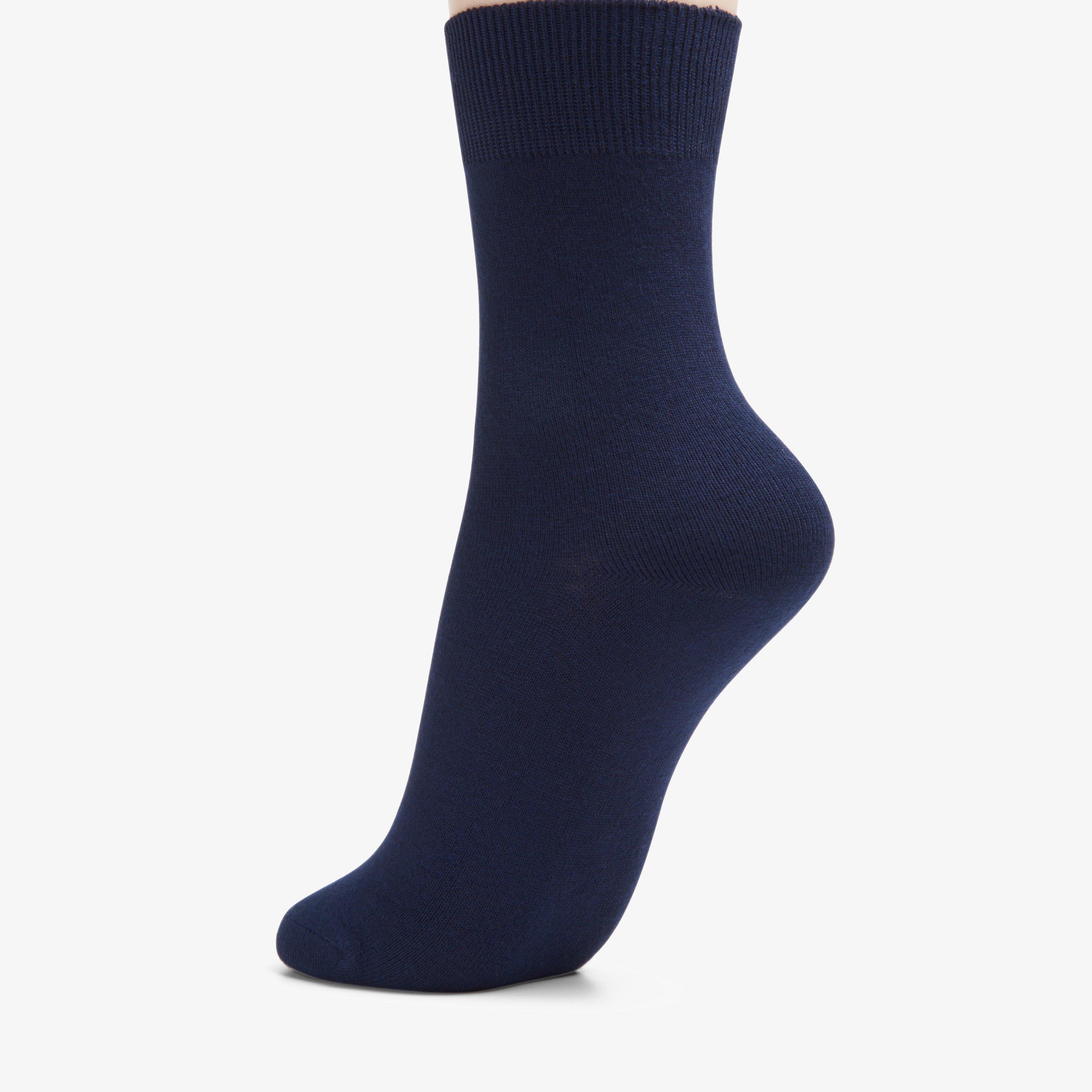 Solid Dress Crew Sock