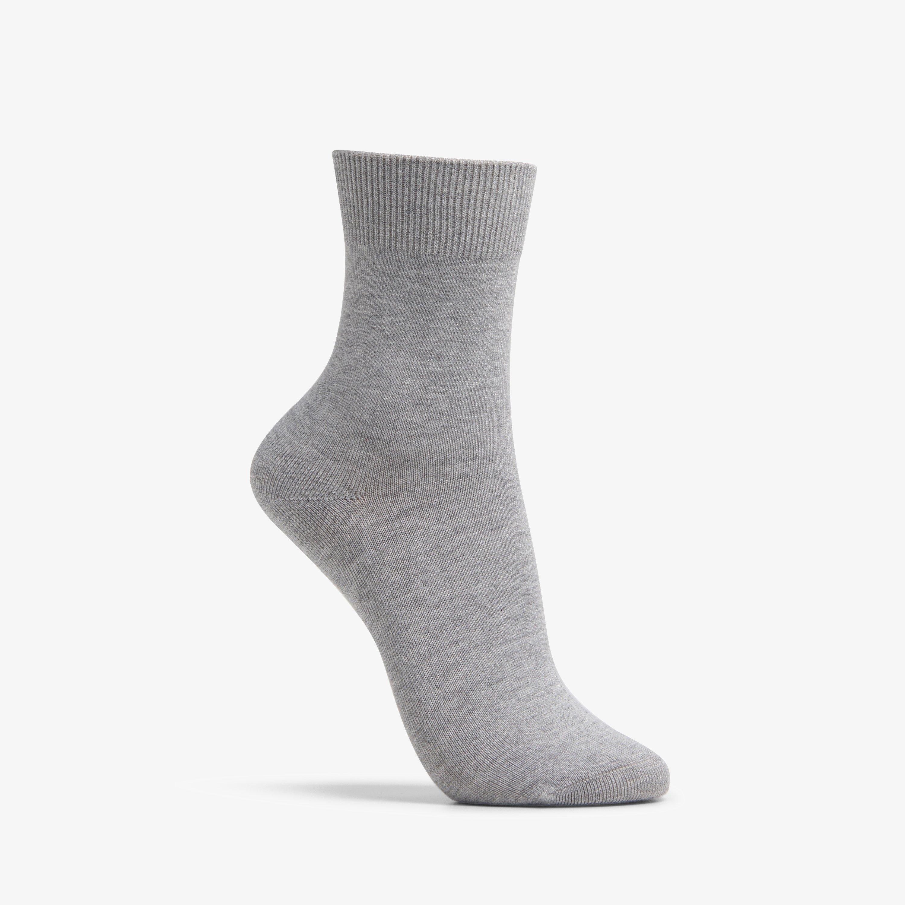 Solid Dress Crew Sock