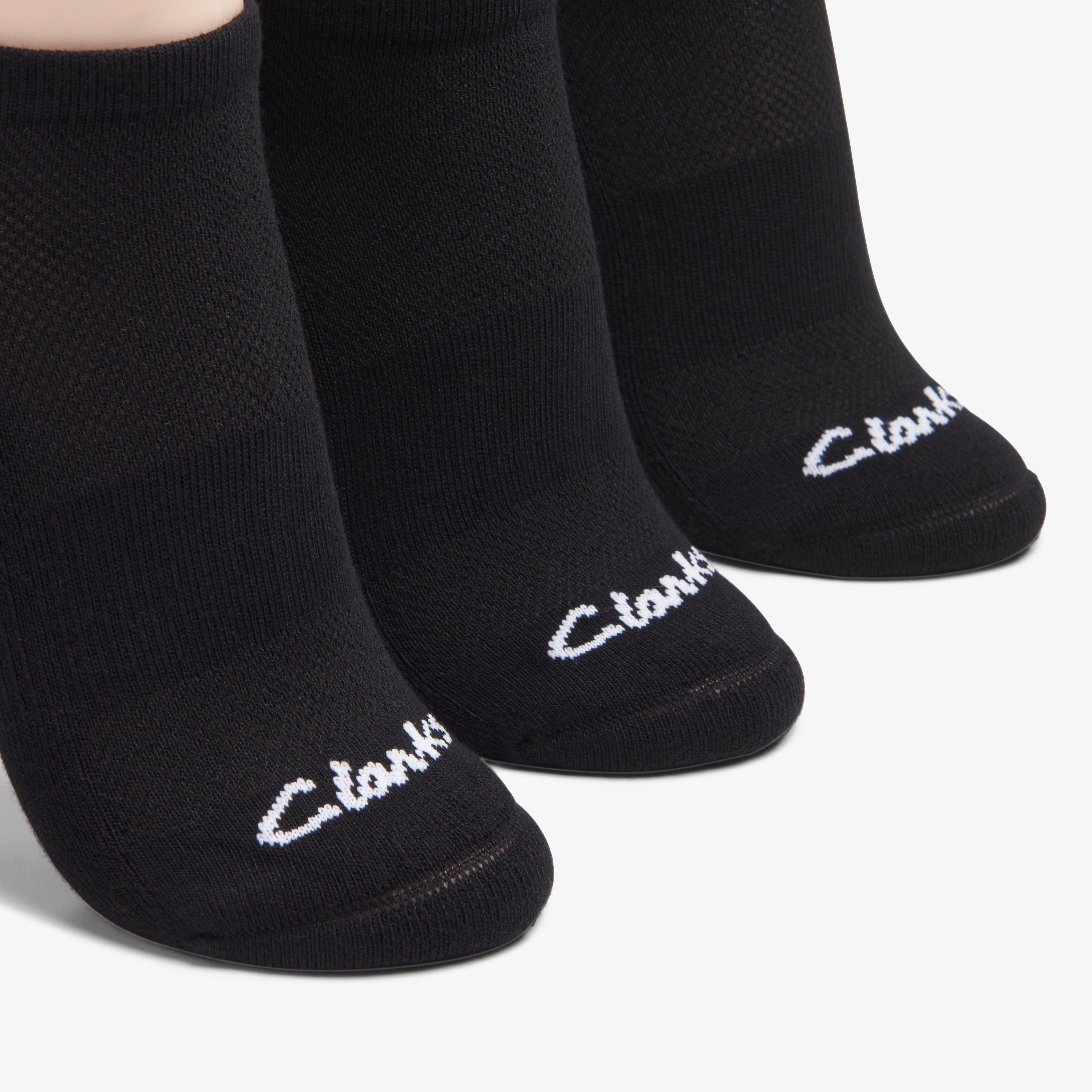 3 Pack Solid Athletic Sock
