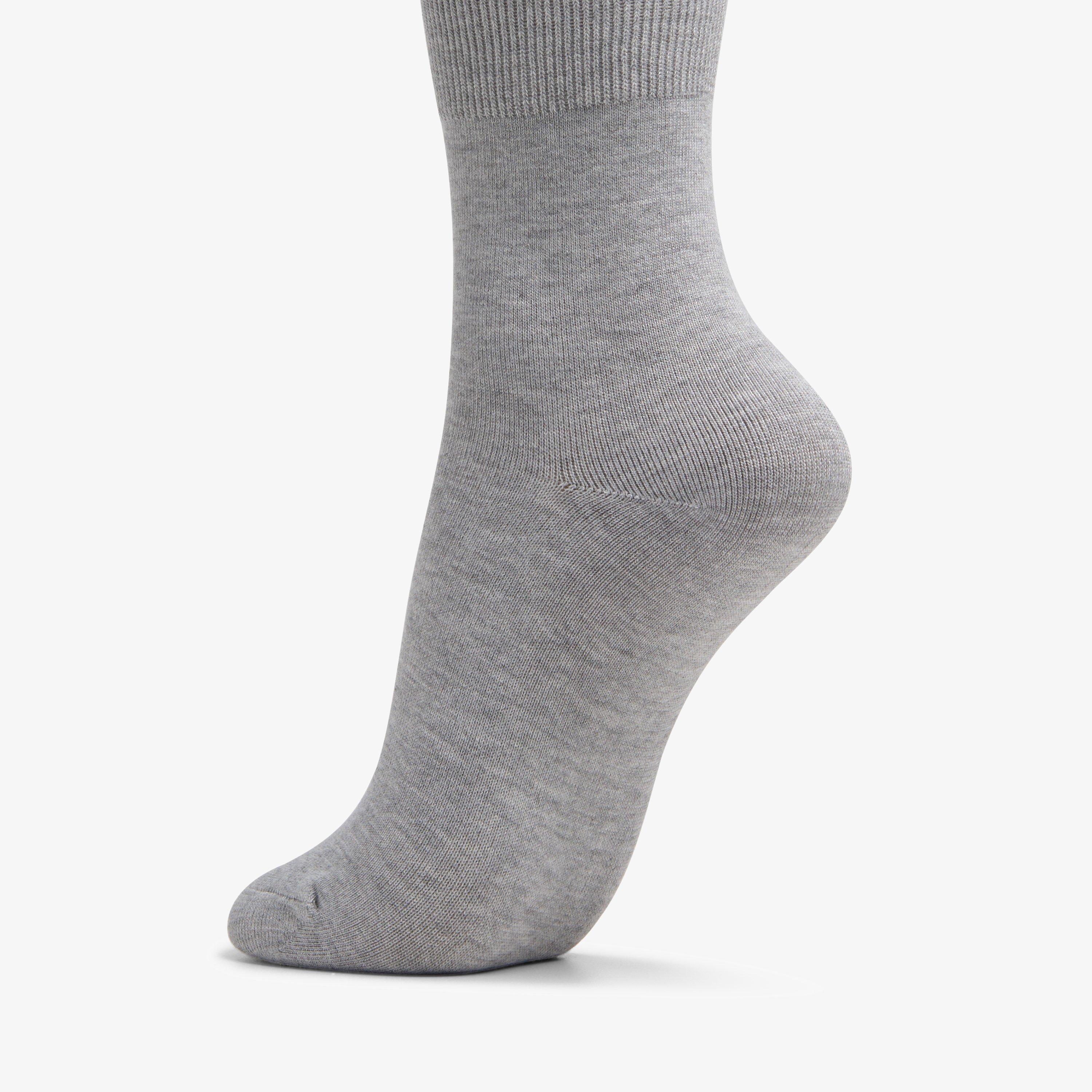 Solid Dress Crew Sock