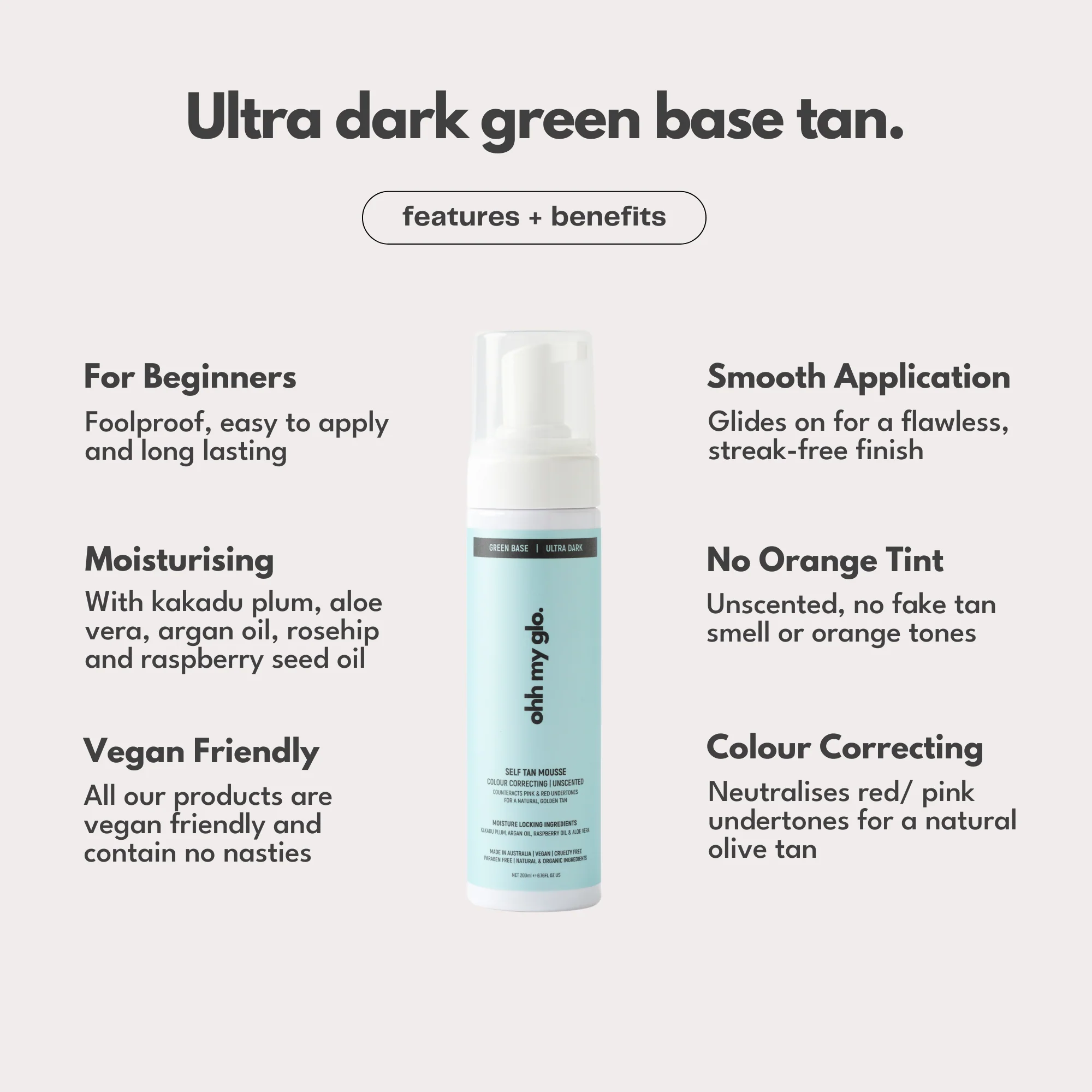Ultra Dark Self Tan (Green Base)