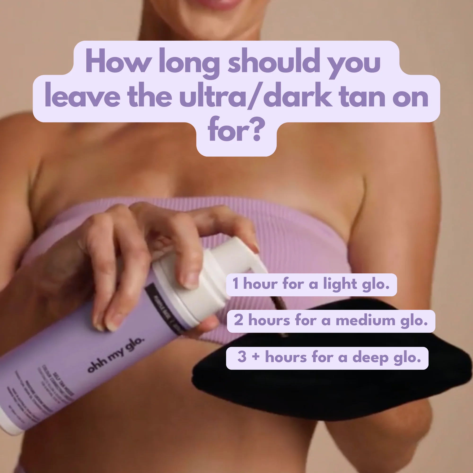 Ultra Dark Self Tan (Purple Base)