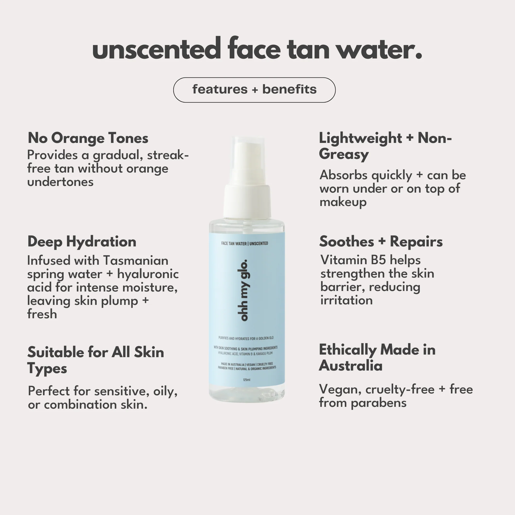 Face Tan Water