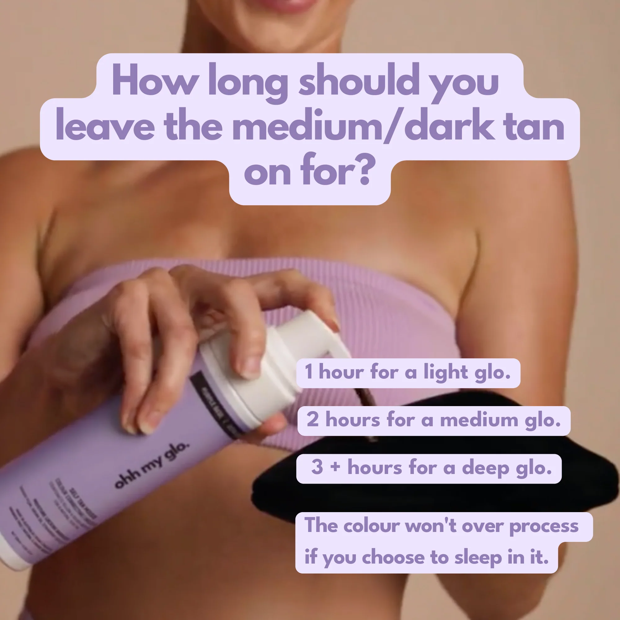 Medium Dark Self Tan (Purple Base)