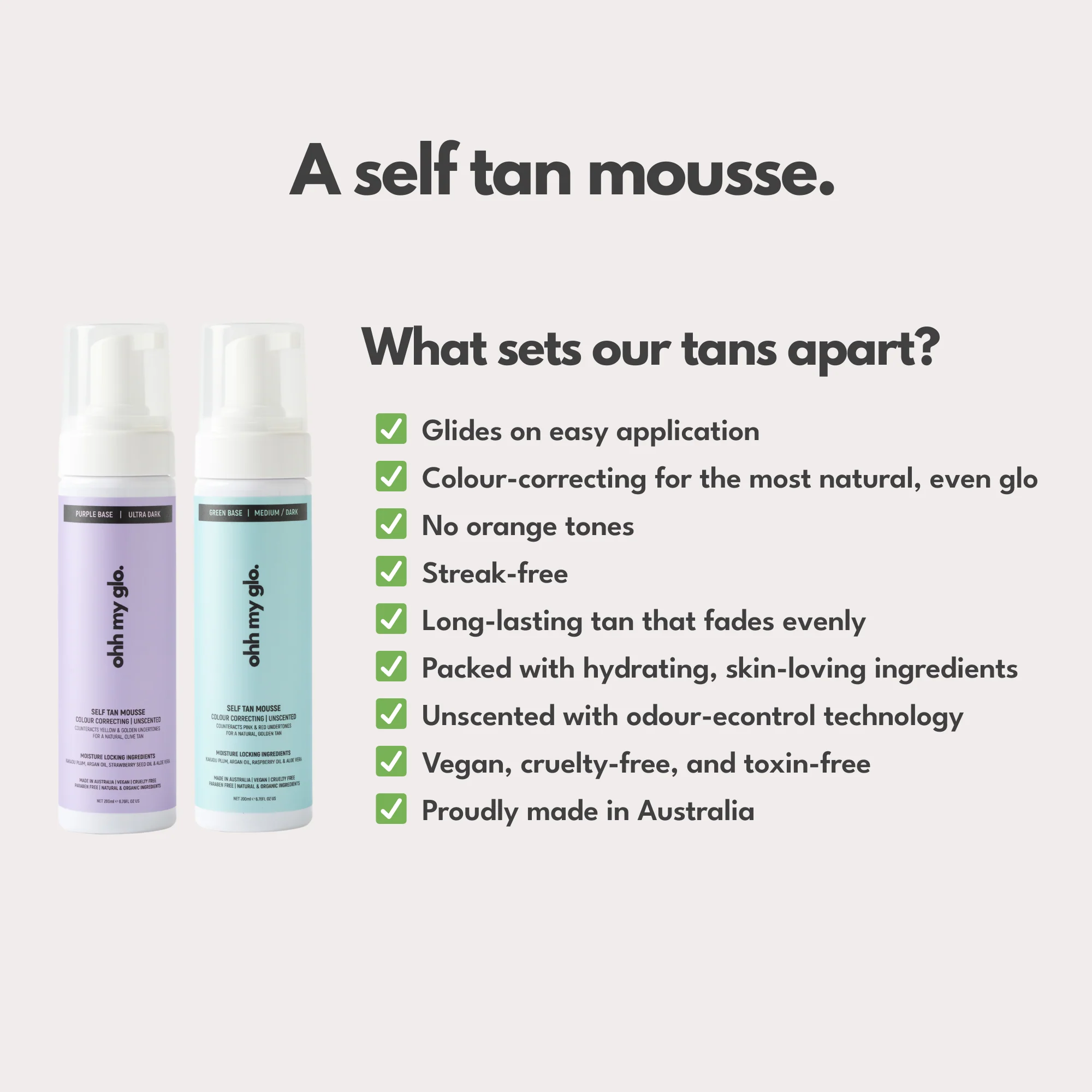Medium Dark Self Tan (Green Base)