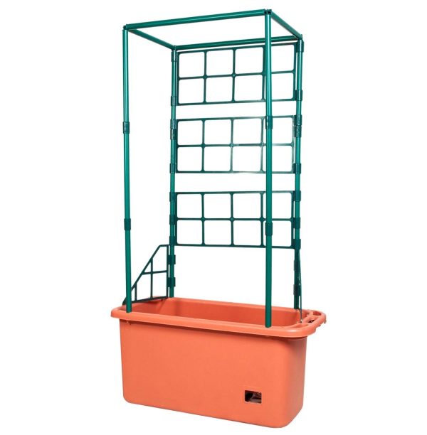 10 Gal Tomato Trellis Self Watering Grow System on Wheels (3 Pack)