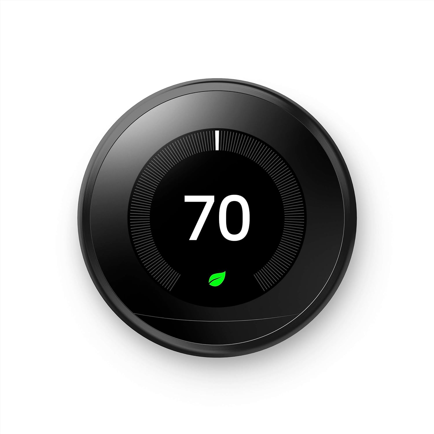 Nest 3rd Gen Learning Thermostat, Programmable Smart, Alexa Compatible, White, Wi-Fi, Energy Saving, Home Use