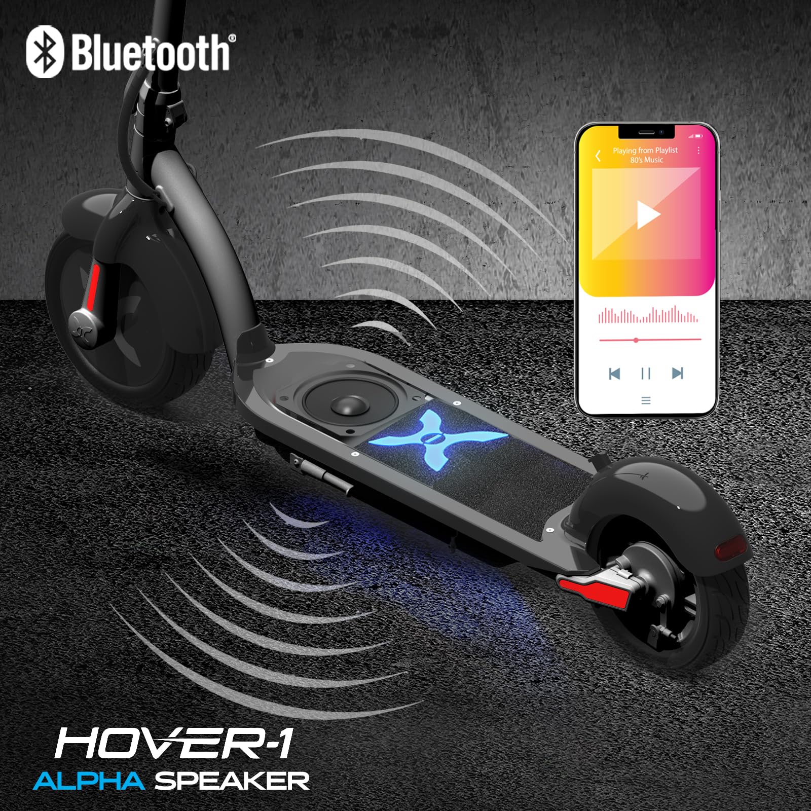Hover 1 Electric Scooter Display High Grip