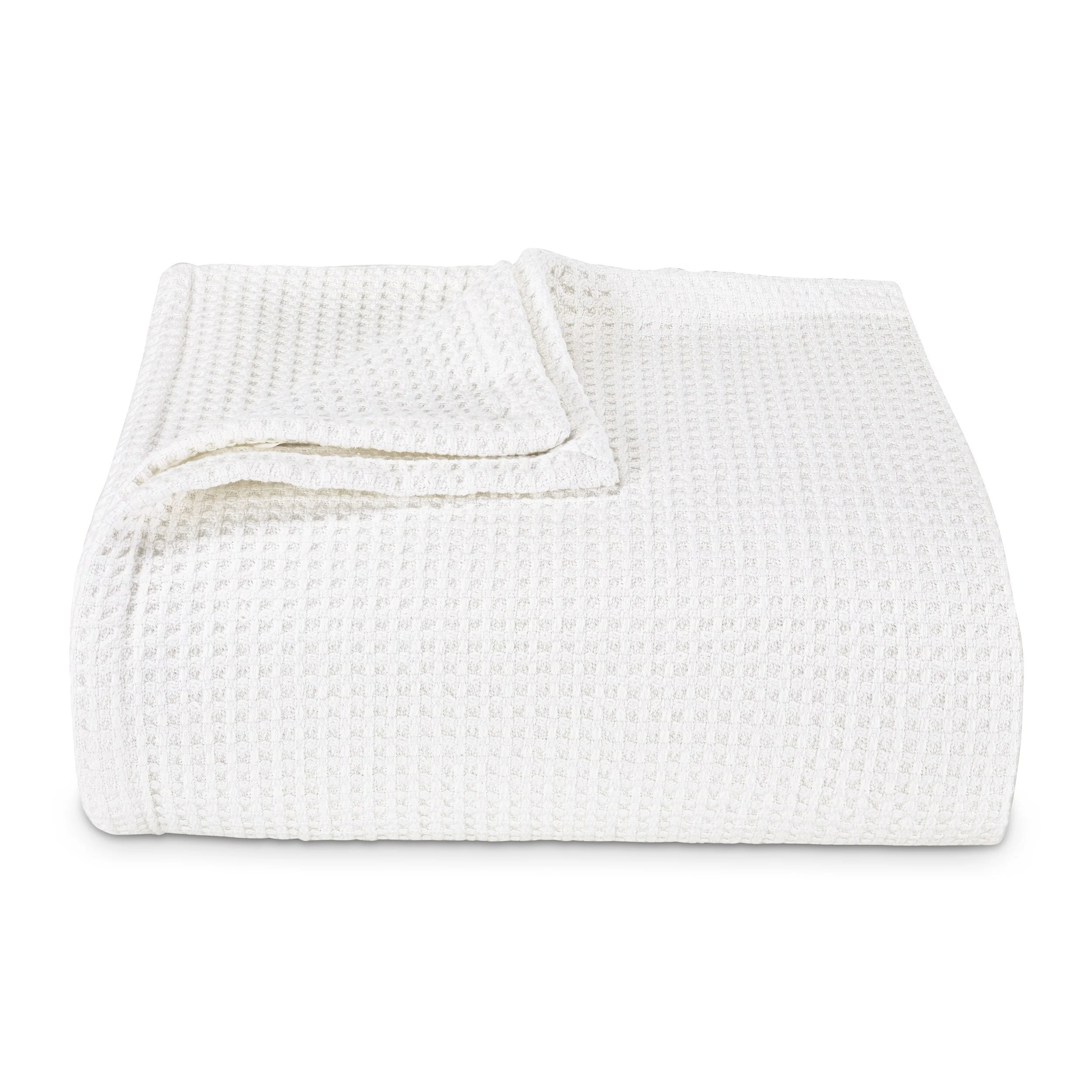 Vera Wang Waffleweave Cotton Blanket