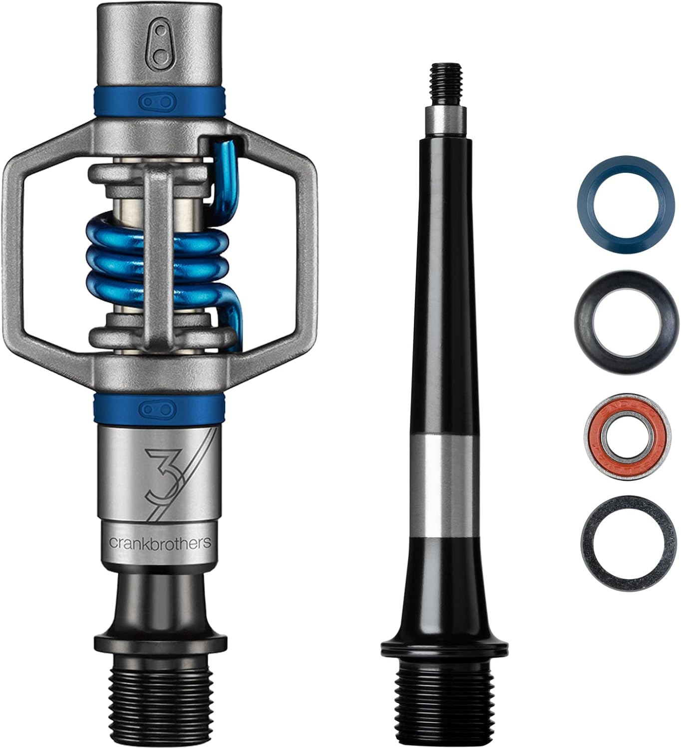 Crankbrothers Eggbeater 11 Titanium Road Bike Pedals, Gold, Lightweight, Unisex Adult