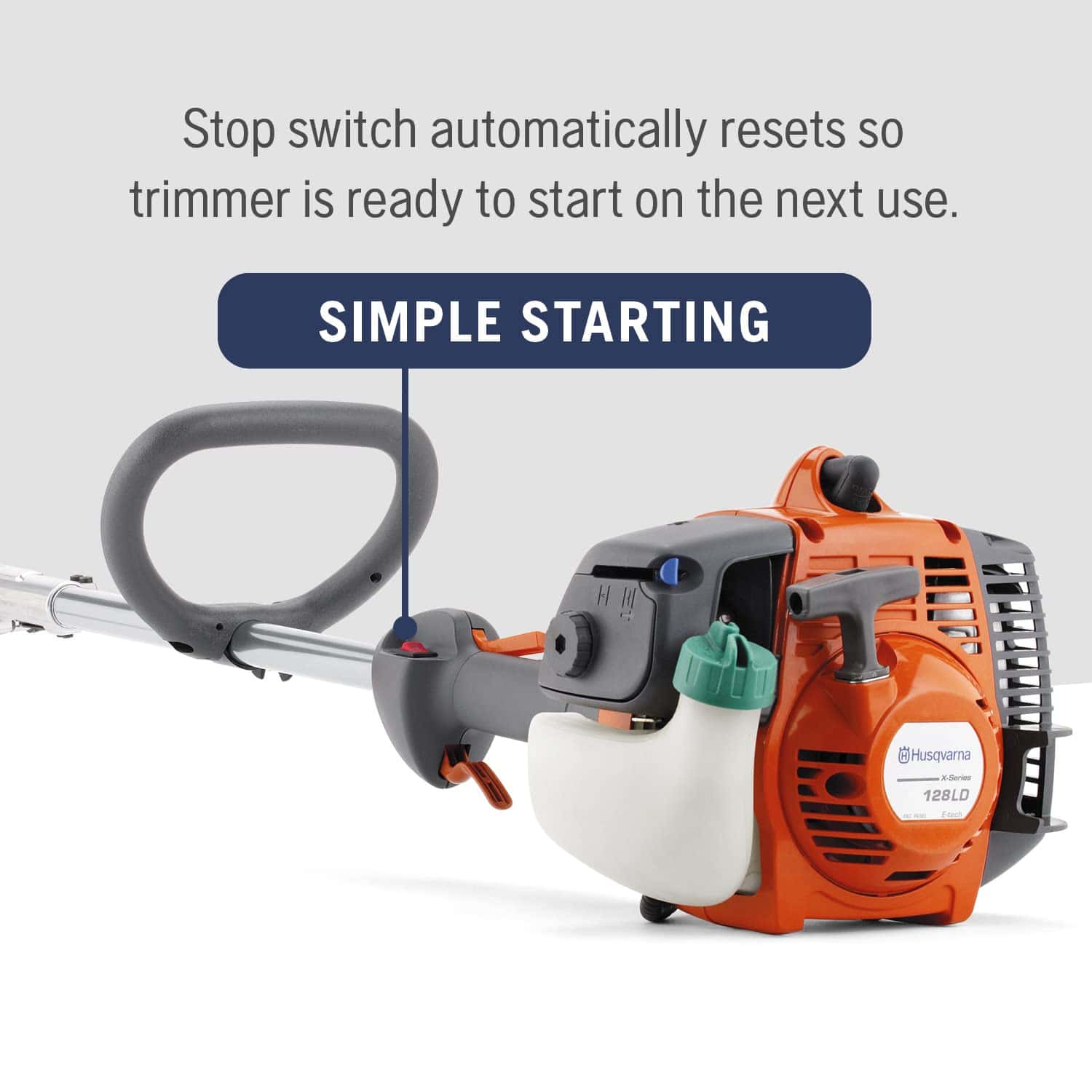 128LD Gas String Trimmer, 28-cc 2-Cycle, 17-inch Straight Shaft Gas String Trimmer with Tap ‘n Go trimmer head