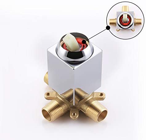 KES Black Shower Faucet Shower Valve Rain Shower