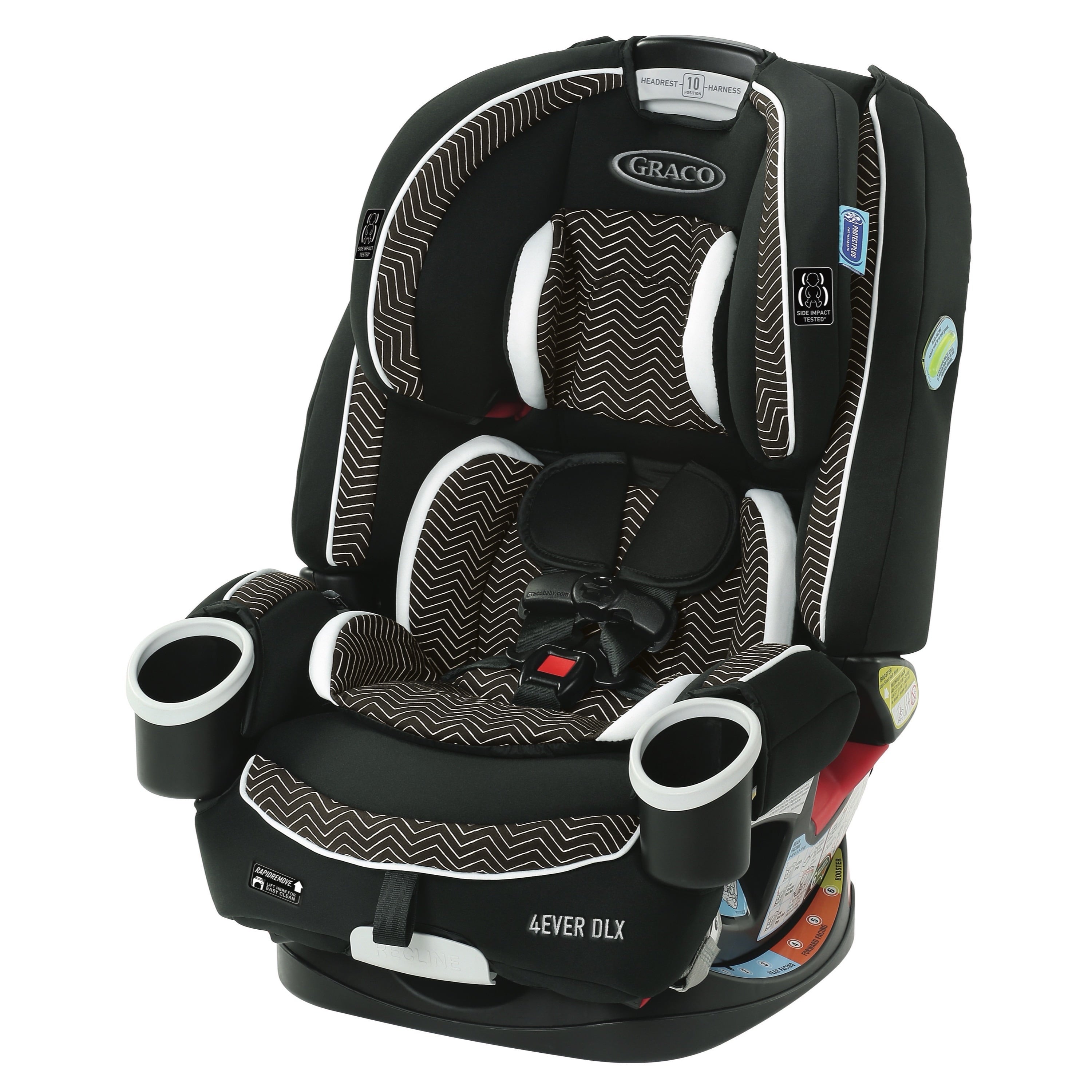 Graco 4Ever DLX 4-in-1 Convertible Car Seat, Fairmont Black
