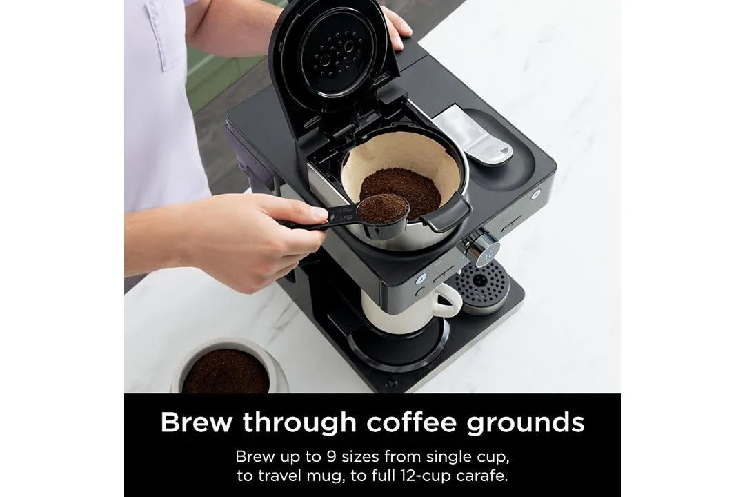 Ninja CFN601 Espresso Coffee Barista System Single Serve Capsule Compatible