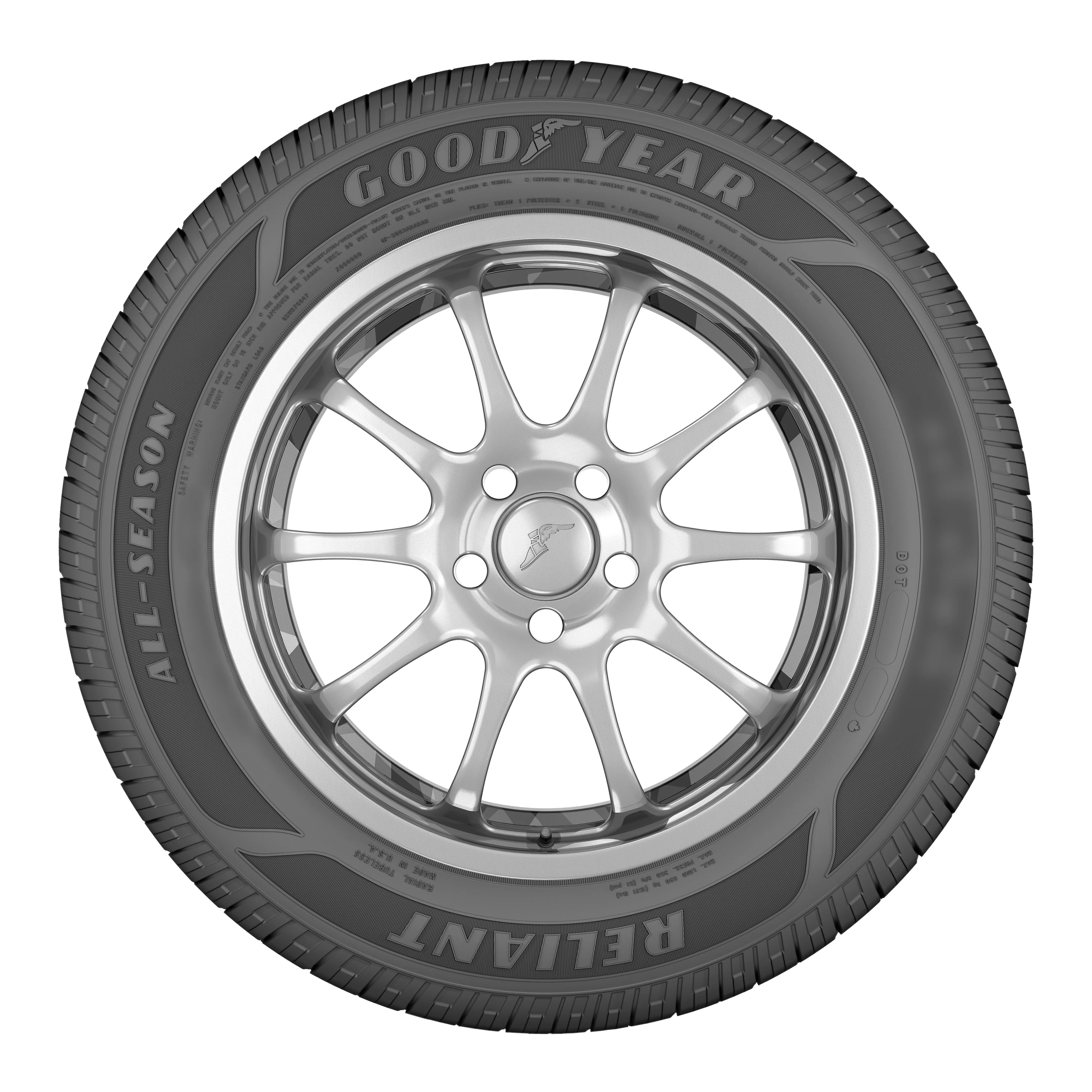 Reliant All-Season 205/55R16 91V All-Season Tire Fits: 2012-13 Honda Civic EX-L, 2014-15 Honda Civic EX