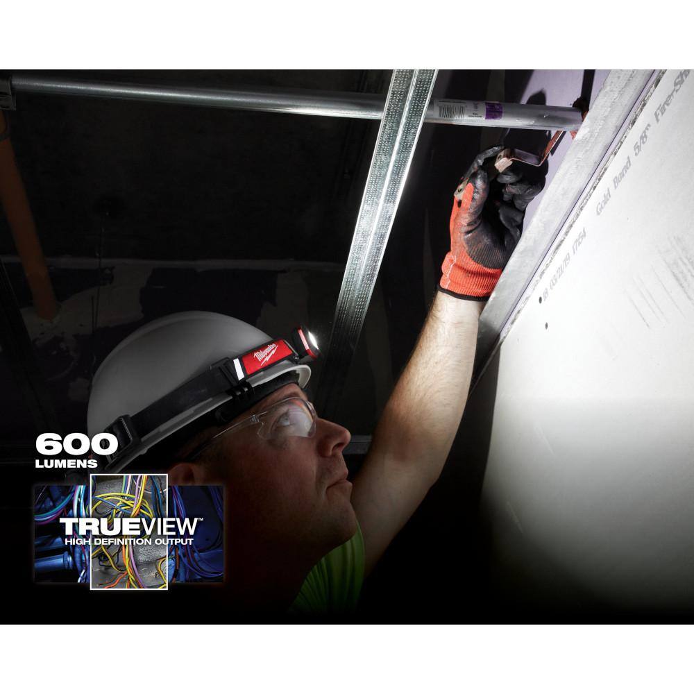 2115-21-2115-21 600 Lumens LED REDLITHIUM USB Low-Profile Hard Hat Headlamp (2-Pack)