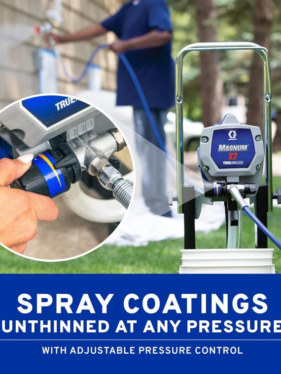 Graco Magnum 262805 X7 Cart Airless Paint Sprayer, Gray – Magnum X7 Airless Paint Sprayer
