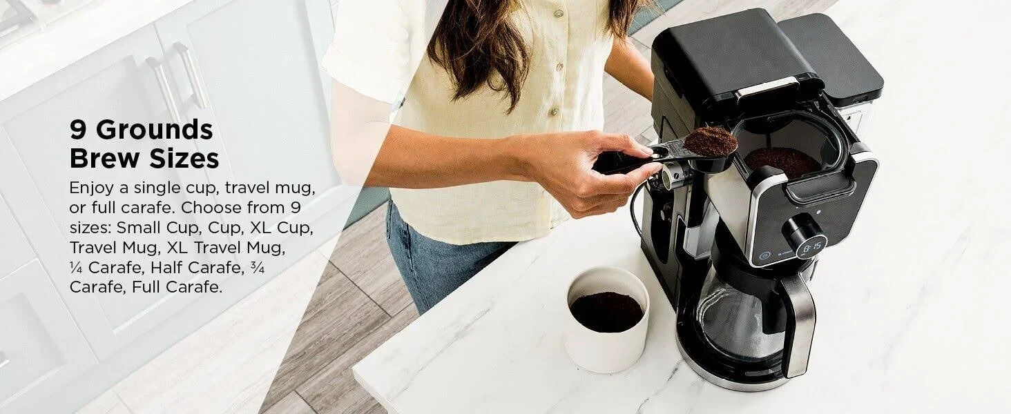 Ninja Cfp307 DualBrew Pro Specialty Coffee System (Black)