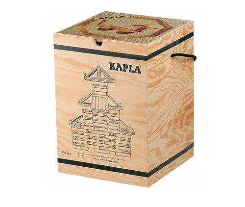 KAPLA 280 Piece Block Set With Red Advanced Animals And Architecture Book