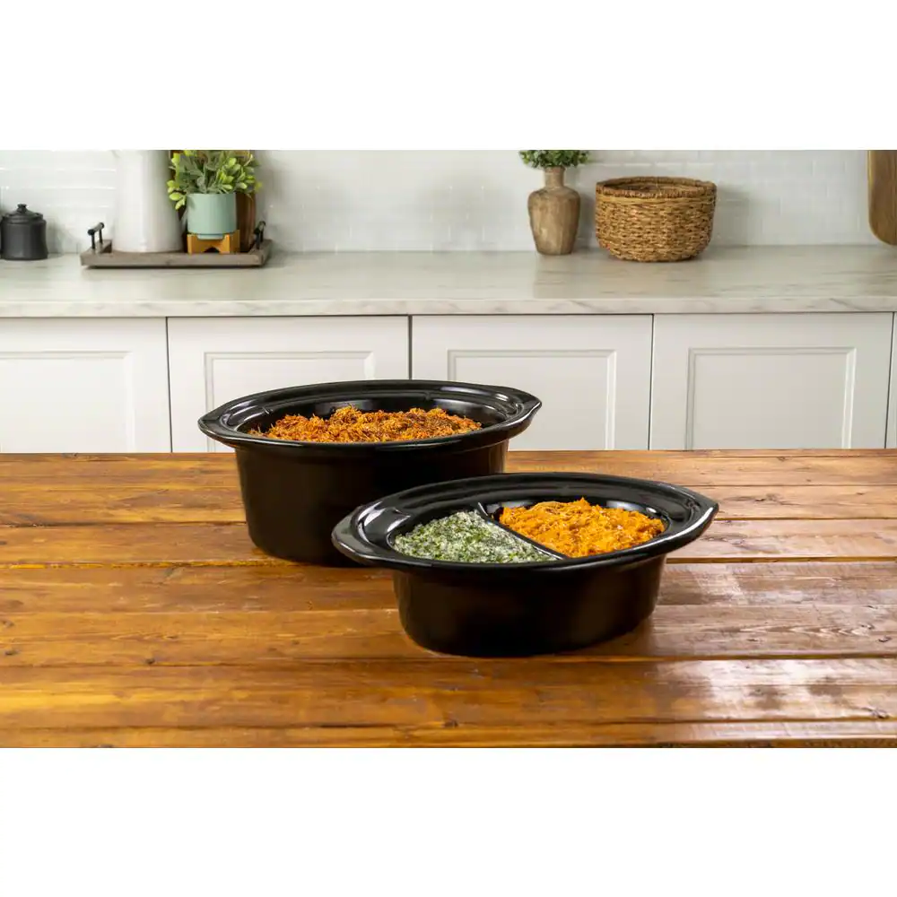 2125187 6-qt. Stainless Steel Choose-a-Crock Programmable Slow Cooker