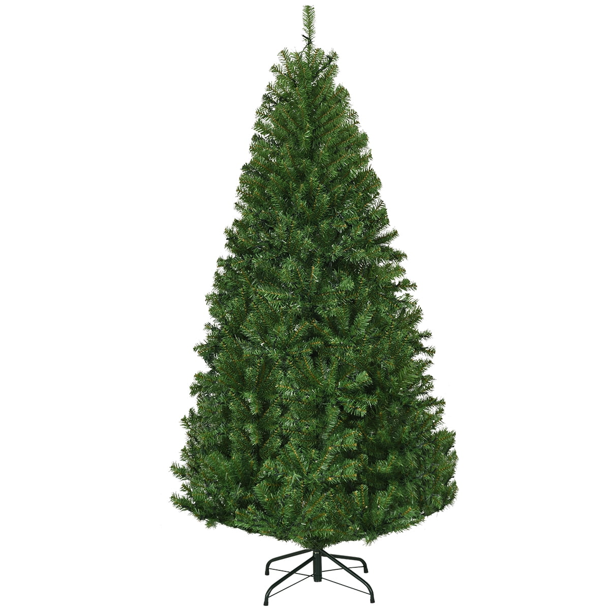 Costway 8Ft Pre-Lit Artificial Christmas Tree Hinged 750 LED Lights