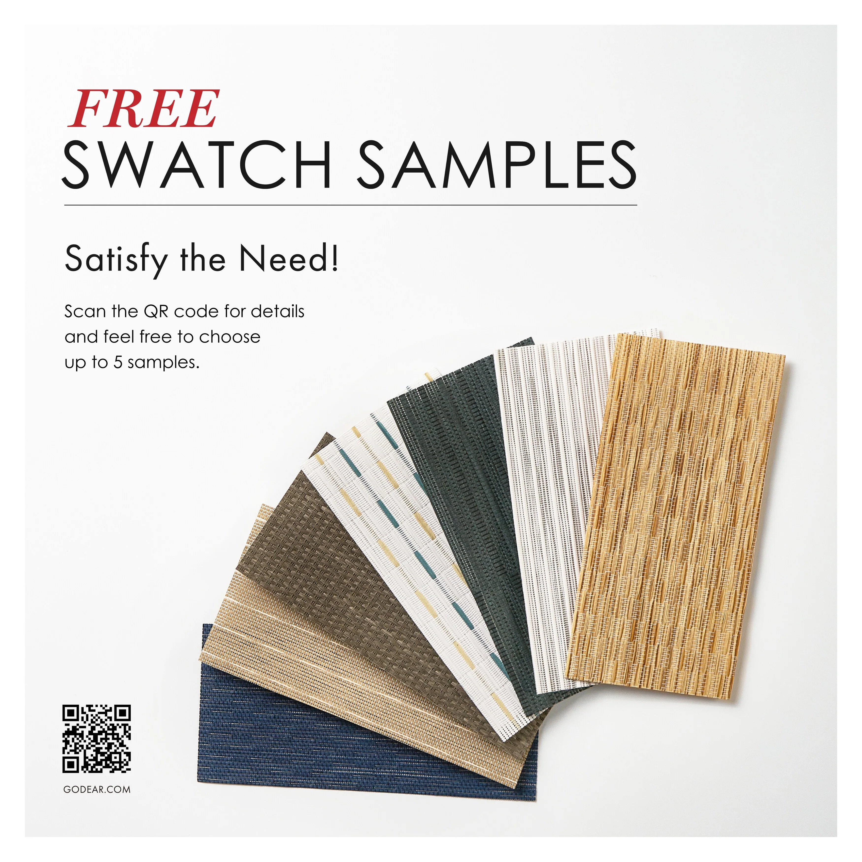 GoDear Design Adjustable Sliding Panel Track Blinds, Vertical Blinds, Classic, 45.8