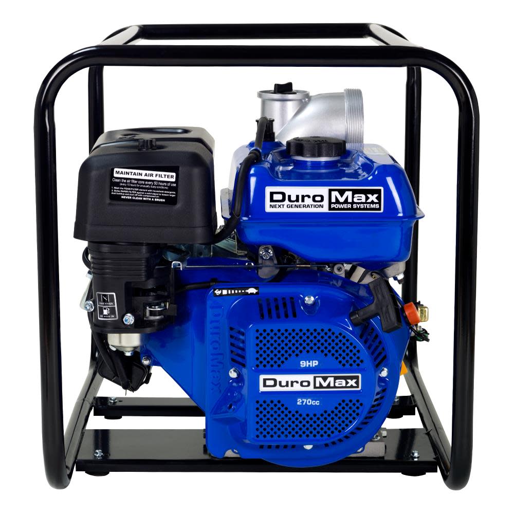 DuroMax270cc Gasoline Powered 4-in Water Pump