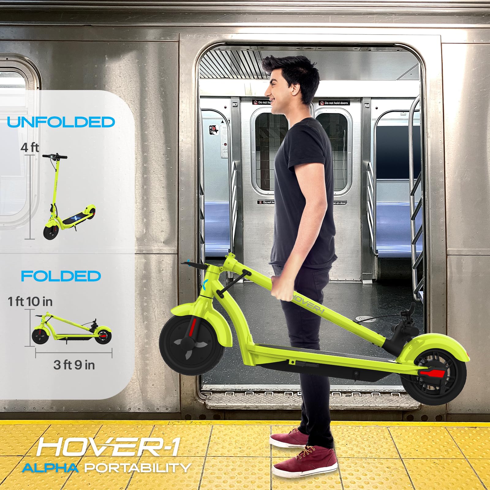 Hover 1 Electric Scooter Display High Grip