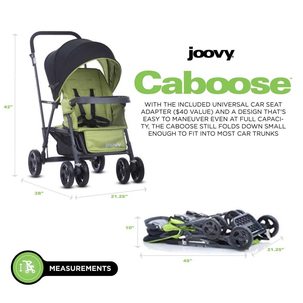Joovy Caboose Graphite Stroller Appletree