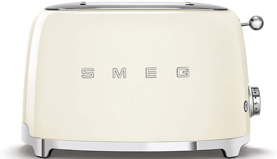 2 Slice Retro Toaster (Cream)