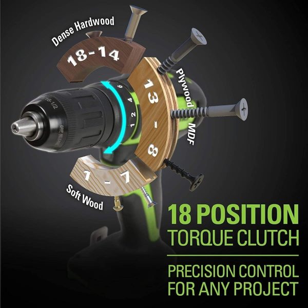 24V Brushless 1/2-inch Drill / Driver, Battery Not Included, 3703302AZ