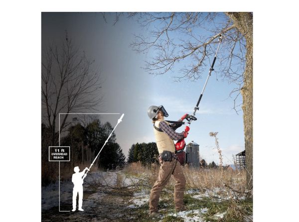 49-16-2720 M18  QUIK-LOK 10 in. Pole Saw Attachment (Tool-Only)